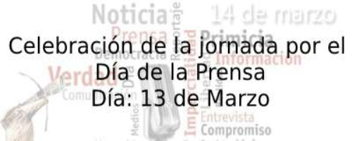 Día de la Prensa Día de la Prensa