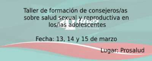 Taller de formación de consejeros Taller de formación de consejeros