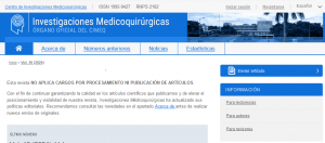 Investigaciones Meicoquirúrgicas